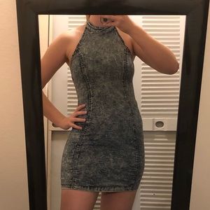 Aphrodite blue denim dress